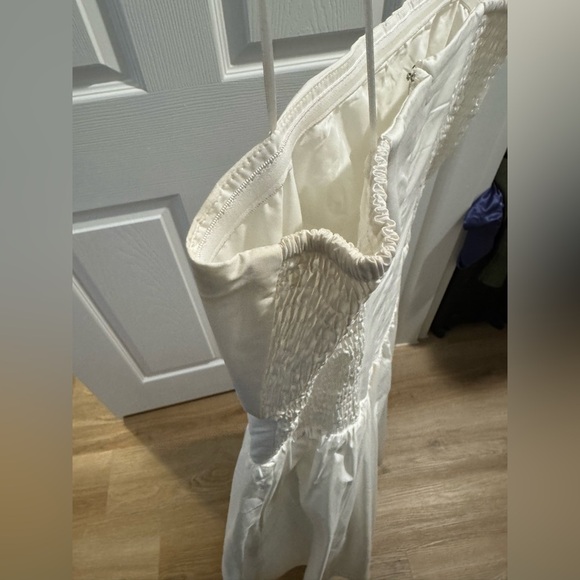 AMANDA UPRICHARD White Strapless Holland Dress - Picture 8 of 15